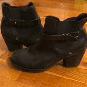 Rag & Bone Black Durham Ankle Boots, Size 6